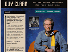 Tablet Screenshot of guyclark.com